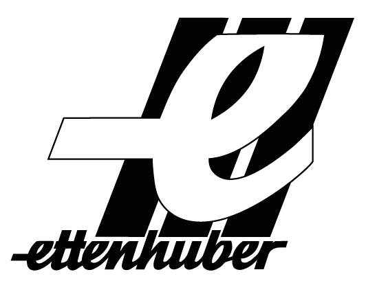 Ettenhuber Logo monochrom in Schwarz